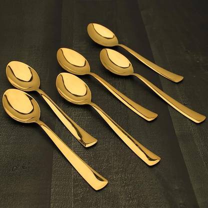 ARSCART Latest golden dinner spoon Stainless Steel Table Spoon Set
