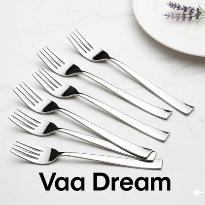 Badli Mini Fork 6 pics Stainless Steel Salad Spoon Set