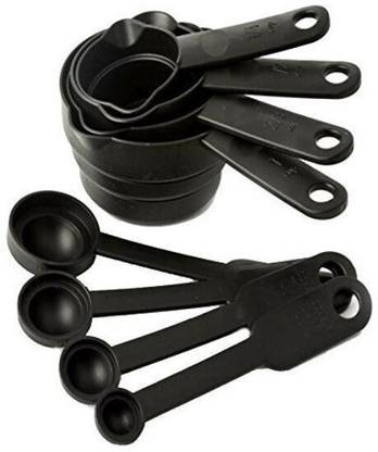 Simxen Baking Measurement Measuring Cups And Spoons Set 8 Pcs Plastic Measuring Spoon Set