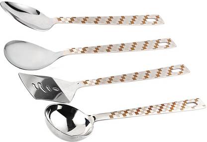 zms marketing Stainless Steel spoon Stainless Steel Cream Spoon, Tea Spoon, Table Spoon Set
