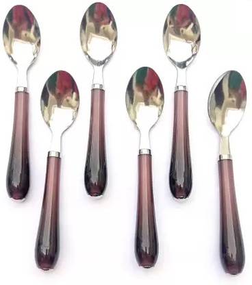 Mohit Steel Stainless Steel Table Spoon Set for Kitchen and Dining Table Steel Stainless Steel Table Spoon Set