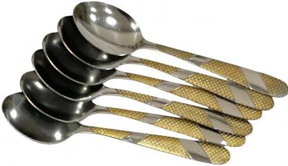 Elhify Cuttlery Table Spoon Disposable Stainless Steel Table Spoon Set