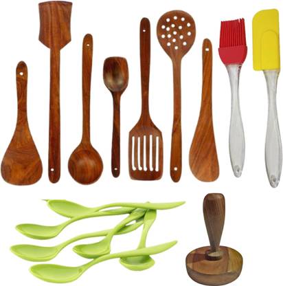 Elipkart SmartBuy Cookware Set Dinner Set Bakeware Set Of 16 Kitchen Tool Set
