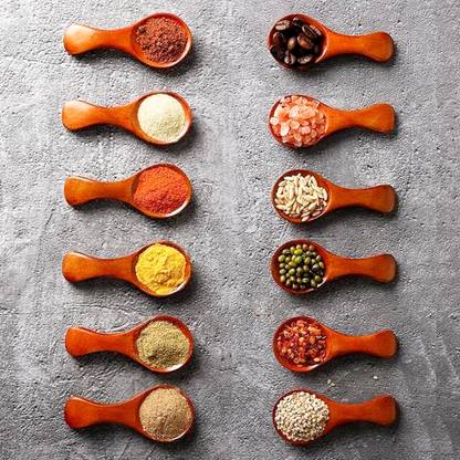 HZ CRAFT SPOON 06 Wooden Tea Spoon, Table Spoon, Sugar Spoon, Coffee Spoon, Ice Tea Spoon, Soup Spoon, Soup Spoon Set