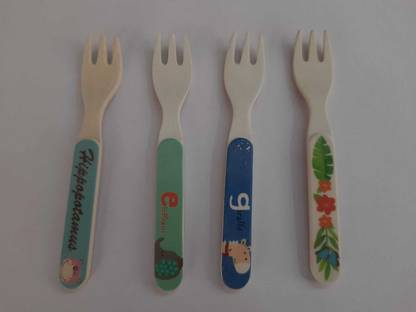 MASOOM NX BAMBOO FIBER FORK (SET OF 4) Bamboo Table Spoon Set