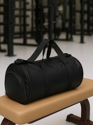 Heart Home Gym Bag for Man|Adjustable Strap Gym Bag|Shoe Compartment Gym Bag|Black