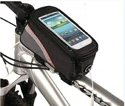 Khargadham Bicycle Waterproof Mobile Holder Bag with PVC Touch Screen