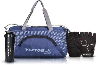 VECTOR X Blitz Multipurpose Gym Bag With Shaker & Gloves