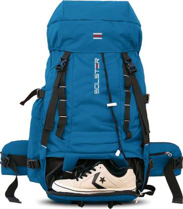 BOLSTER 70L Sport trekking Bag for Hiking with Shoe Compartment – 1 Year Warranty