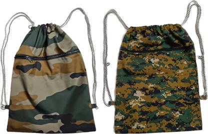 Kumar's Trend Small 18 L Backpack Unisex Camouflage Army Military Dori Bag (Multicolor)