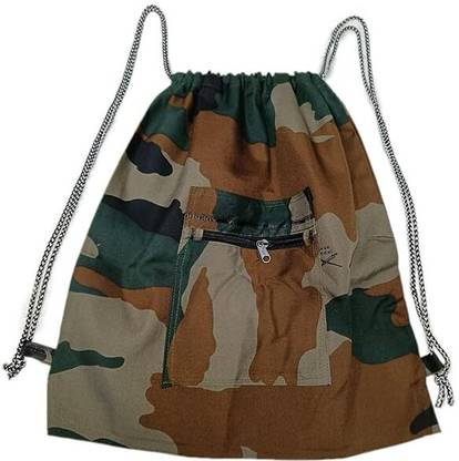 Kumar's Trend Small 18 L Backpack Unisex Camouflage Army Military Cobra Dori Bag (Multicolor)