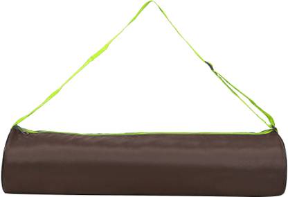 PANCHTATAVA Stylish Chocolate Brown-Neon_Green Yoga Mat Bag (COVER ONLY) For Men& Women