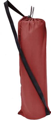 HouseOfCommon LuxuryRed_Strechable_D.lock Exercise yoga Mat Cover Bag ONLY with Broad Strap