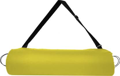 PANCHTATAVA LuxuryYellow_toffy Exercise yoga Mat Cover Bag ONLY with Broad Strap