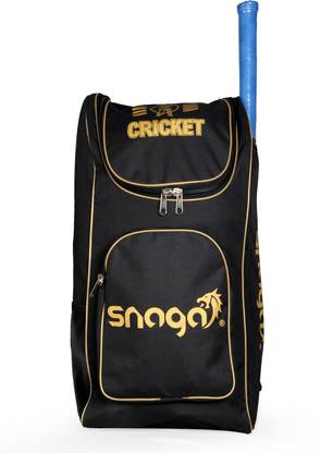 Snaga Cricket Kit Bag Only Black and Gold Colour for Boys