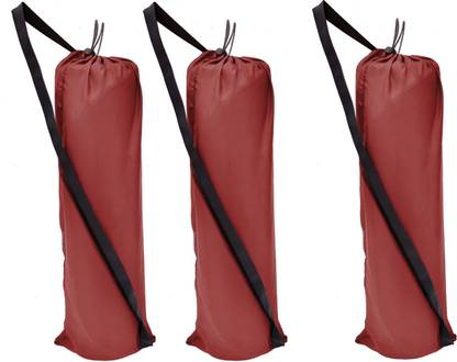 HouseOfCommon Luxury3RedStchbl_3Dori Lock Exercise yoga Mat Cover Bag ONLY with Broad Strap