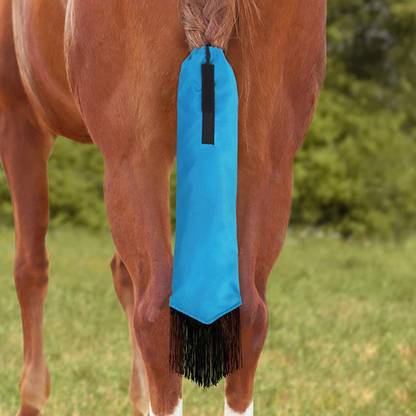 Lyla Horse Tail Bag Tail Wrap Protection Tail Decor Horse Racing Care Blue