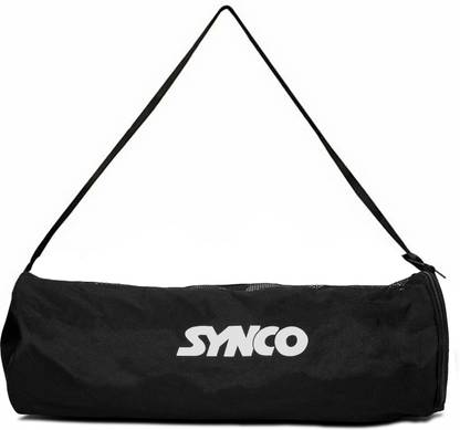 SYNCO Sports bag | Carrying Bag for 3 Balls | PVC Coated water resistant (Black)