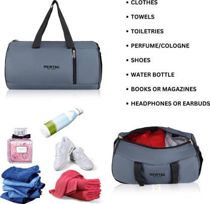 newtal Grey Gym Bag