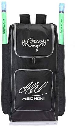 Grow wings Black Dual Pocket Light Weight Cricket Kit Bag