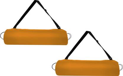 HouseOfCommon Luxury 2OrangeToffy Exercise yoga Mat Cover Bag ONLY with Broad Strap
