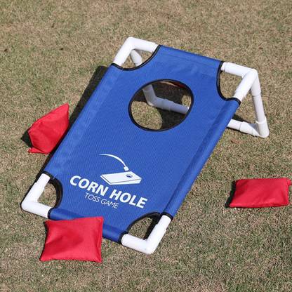 Lyla Collapsible Portable CornHole Toss Game Set 8 Cornhole Bean Bags Carry Bag
