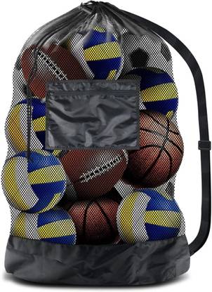 ELEPHANTBOAT Large Storage Bag Nylon Mesh Bag Football Storage Bag Basketball Shoulder Bag