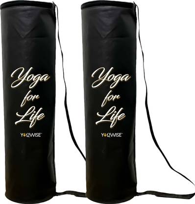 Yogwise Premium Yoga For Life Printed Yoga Mat Carry Bag With Zip & Strap | Cover Only