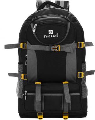 Fast look Expandable Travel Rucksack for Outdoor Sport Camping Hiking Trekking Bag-Black