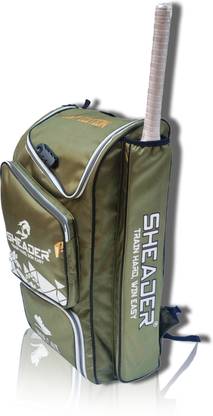 SHEADER Cricket kit bag ARMY EDITION With Password Lock And Wheel