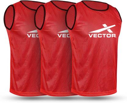VECTOR X VX-BIBS Pack of 3 X-Large Football, Hockey Bib
