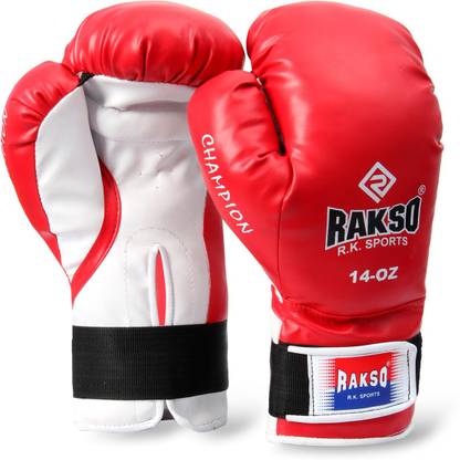 Rakso BOUNCER Fight Training Blue Red Safe Wrist Wrap Boxing Gloves (RED ) Boxing Gloves