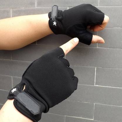uRock Gym Gloves, Leather Padded Weight Lifting Gloves Workout Gloves Gym & Fitness Gloves