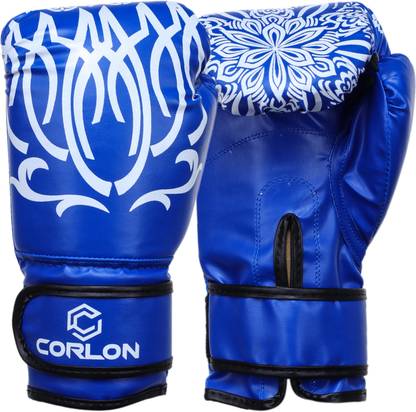 CORLON PU Leather Boxing Gloves for Sparring, Boxing, Kickboxing, Muay Thai - 10oz Boxing Gloves