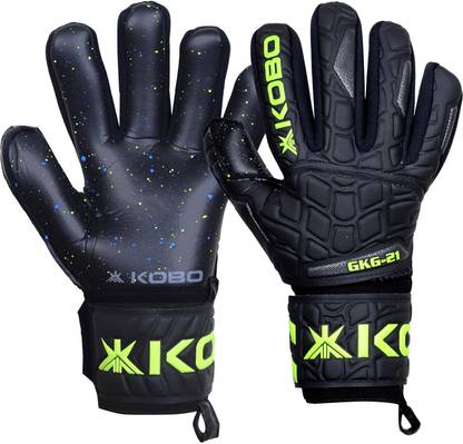 KOBO Football / Soccer Goal Keeper Professional Gloves (Size-8.5) Goalkeeping Gloves