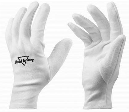 HeadTurners Super Soft Reusable Rewashable 100% Pure Cotton Protect Hand Wicket Keeping Gloves