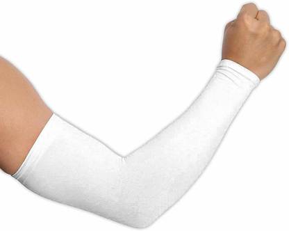ALEWA Cotton UV Protection Arm Sleeves/Hand Socks - Finger less, Sun Protection Cycling Gloves
