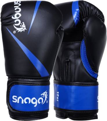 Snaga Vegan Leather Boxing Gloves for Sparring, Boxing, Kickboxing, Muay Thai - 8oz Boxing Gloves