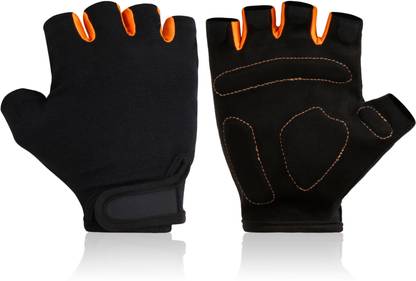 Sportinger Unisex Leather Gym Gloves for Professional Weightlifting Gym & Fitness Gloves