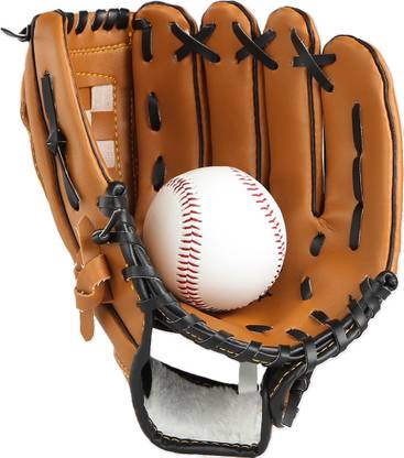 FUTABA PU Synthetic Baseball and Softball Glove - Brown - 9.5 Inch Baseball Gloves