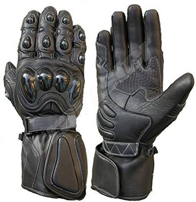 Cramster Raven Black Riding Gloves