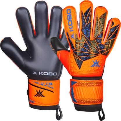 KOBO GKG-02 Professional Football Goal Latex Keeper Gloves/ Soccer Ball Hand Protector Goalkeeping Gloves