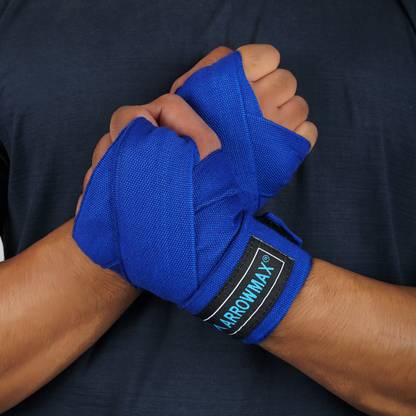 ArrowMax BOXING WRAP HAND BANDAGE GYM GLOVES WITH WRIST SUPPORT BRACE MEN WOMEN Boxing Gloves