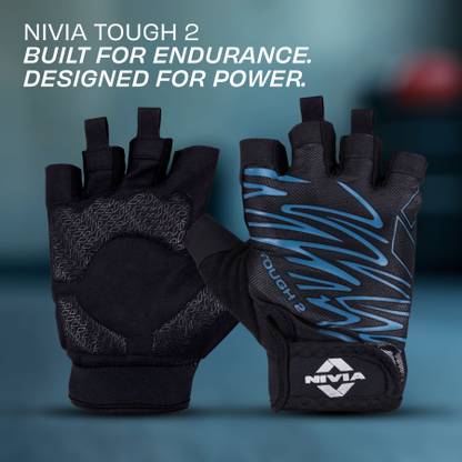 NIVIA Tough 2 , Ideal for Gym Training, Cycling Gym & Fitness Gloves