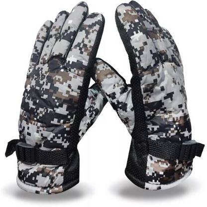 DreamPalace India Warm Snow and Wind Proof Winter Gloves for Men Protective Warm Hand Riding Riding Gloves