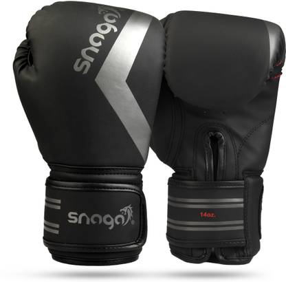 Snaga Premium Matt PU Boxing Gloves for Sparring, Boxing, Muay Thai, MMA - 8oz Boxing Gloves