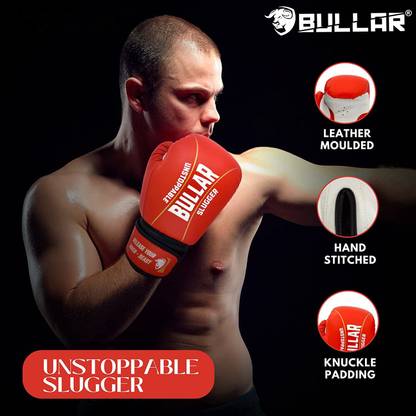 BULLAR Boxing Gloves for Men, Moulded Foam Padding professional training and fighting Boxing Gloves