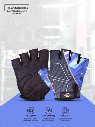 NIVIA Crystal 2.0 , Ideal for Cross Training, Gym Workouts & Cycling Gym & Fitness Gloves