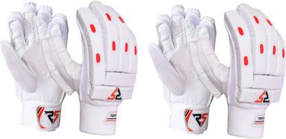 Rssports Sports Cricket Batting gloves with red color 1 pack of 2 pair Batting Gloves