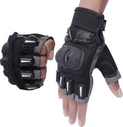 ArrowMax Riding Gloves Professional Rider Motorbike Half Cut Finger Sports Rider Riding Gloves